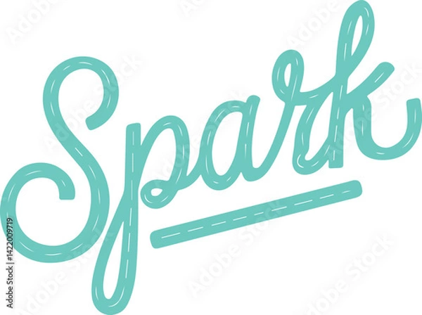 Fototapeta Spark.