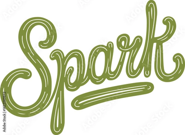 Fototapeta Spark.