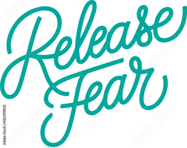 Fototapeta Release Fear.