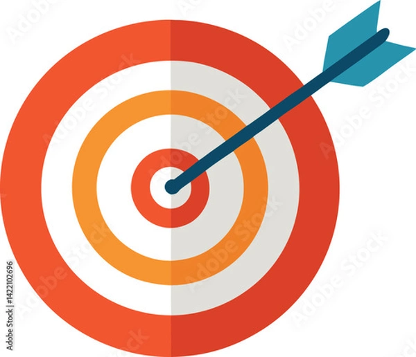 Fototapeta dart on target