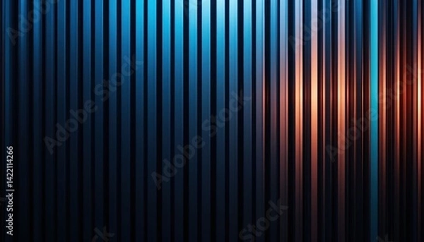 Fototapeta Dynamic light patterns abstract space digital artwork modern environment close-up view visual concept for contemporary aesthetic