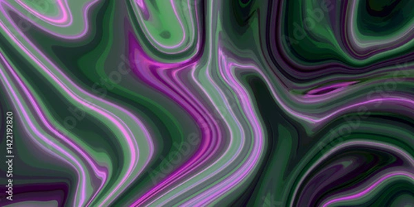 Fototapeta Abstract liquid wave background texture. Trendy dark liquid marble style. Ideal for web, advertisement, prints, wallpapers.