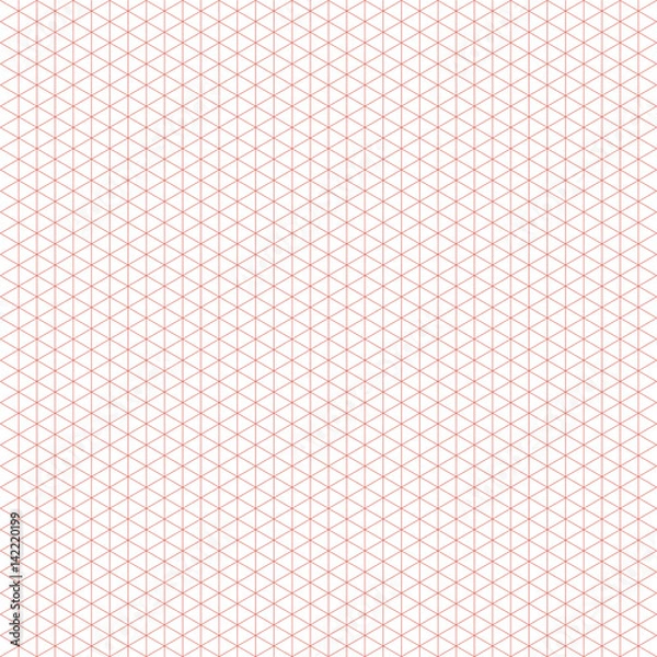 Fototapeta Isometric Grid Background in Vector