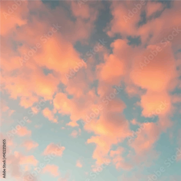 Fototapeta grunge background with clouds