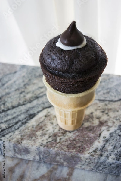 Fototapeta Chocolate Cupcake