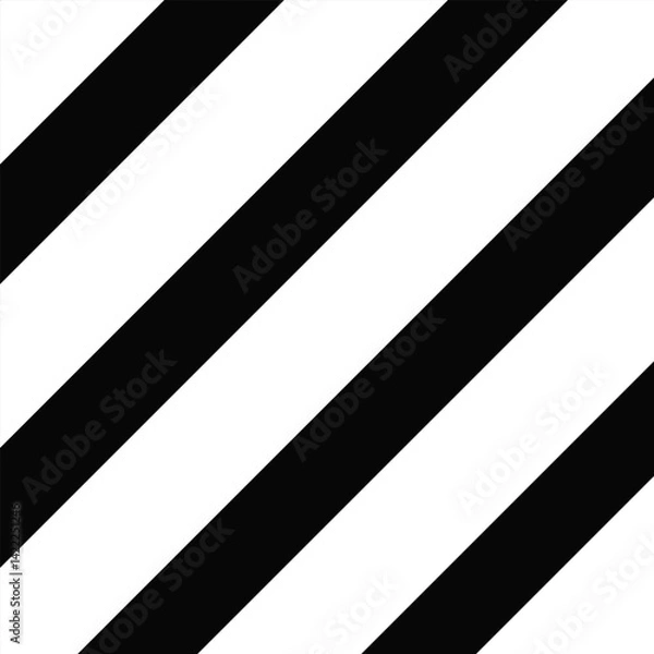 Fototapeta Striped seamless pattern with sideways line. Black and white fashion graphics design. Strict graphic background. Retro style. Template for wallpaper, wrapping, textile, fabric. Vector Illustration.