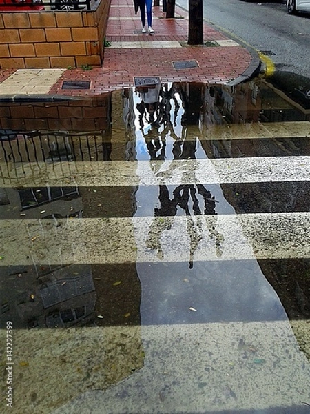 Obraz Calle encharcada