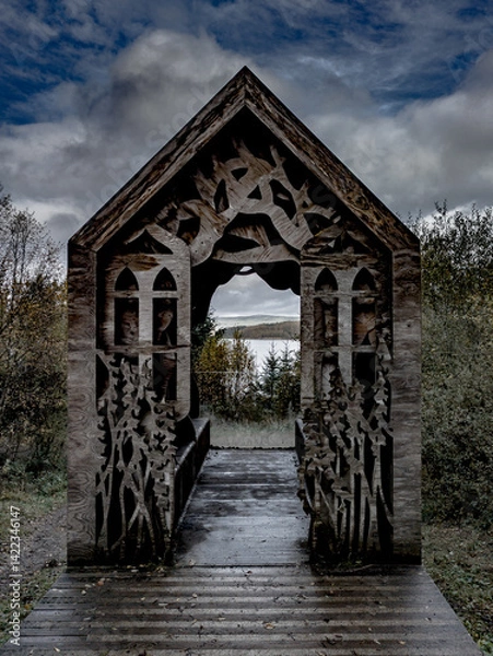 Obraz old abandoned house