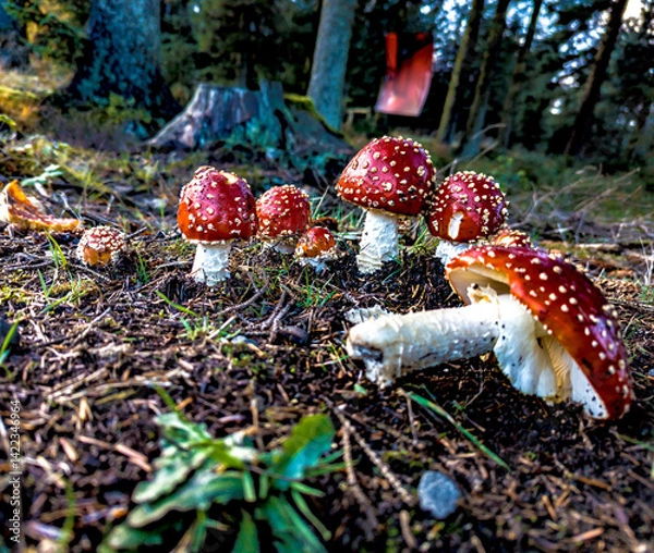 Obraz fly agaric mushroom