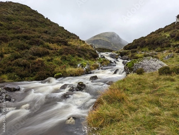 Obraz waterfall in the mountains