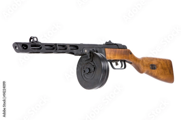 Obraz Russian Machine gun PPSh