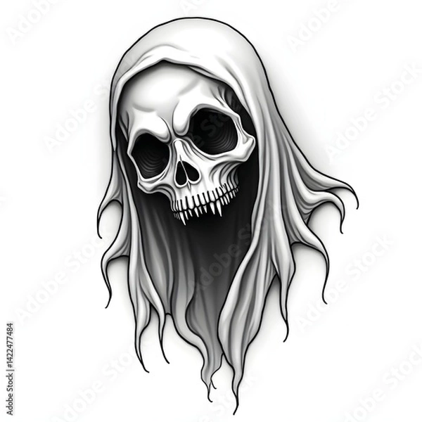 Obraz Black & Grey Tattoo Design 