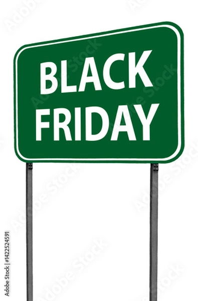 Obraz Black Friday sign