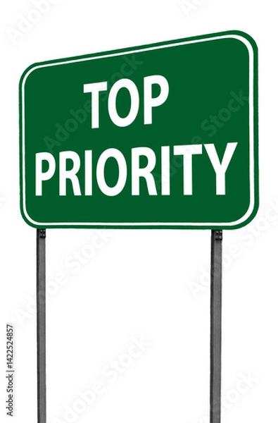 Obraz top priority sign