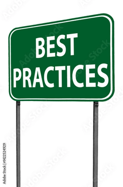 Obraz best practices sign
