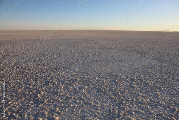 Obraz Lagoons, volcanoes and geysers in the Uyuni desert