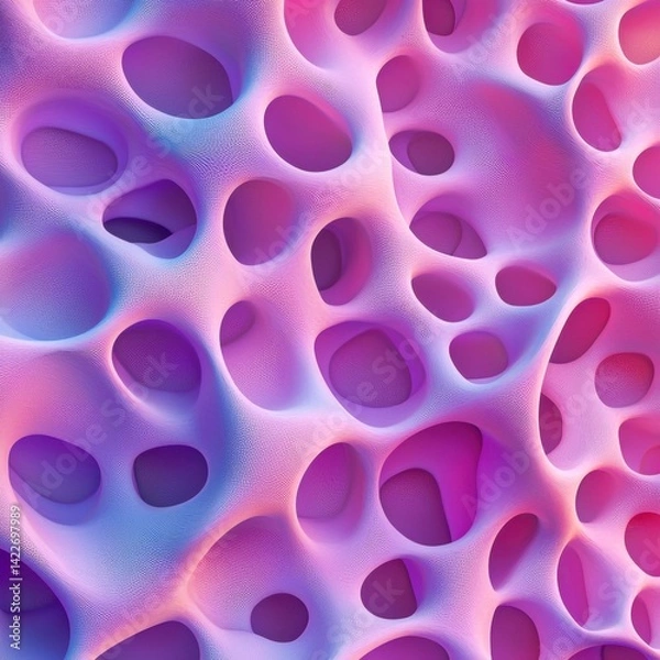 Fototapeta Abstract 3D Texture with Pink and Purple Color Pattern Background