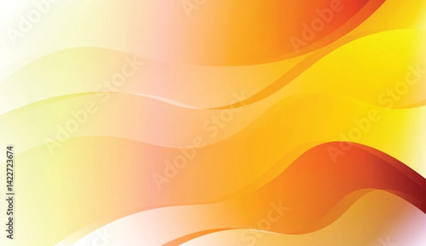 Fototapeta Modern Background With Wave Gradient Shape. For Your Design Wallpapers Presentation. Vector Illustration with Color Gradient.