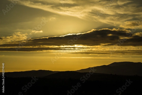 Obraz Figuras en las  nubes