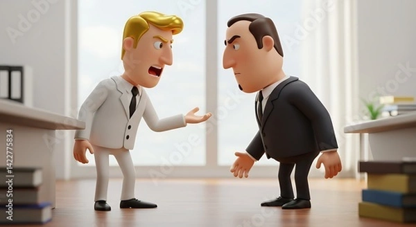 Obraz Business Negotiation Struggle