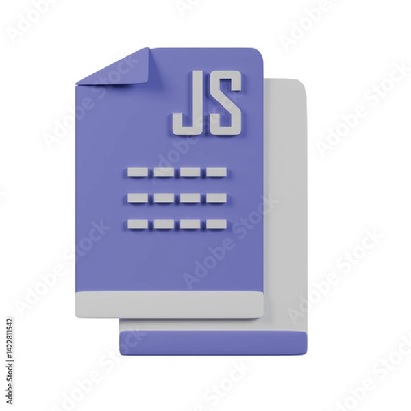 Fototapeta Coding and Programming 3d icon render