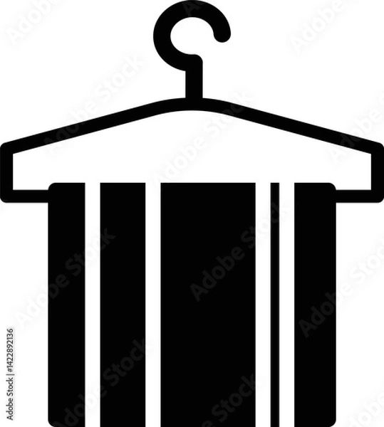 Obraz Rounded Filled Hanger Icon