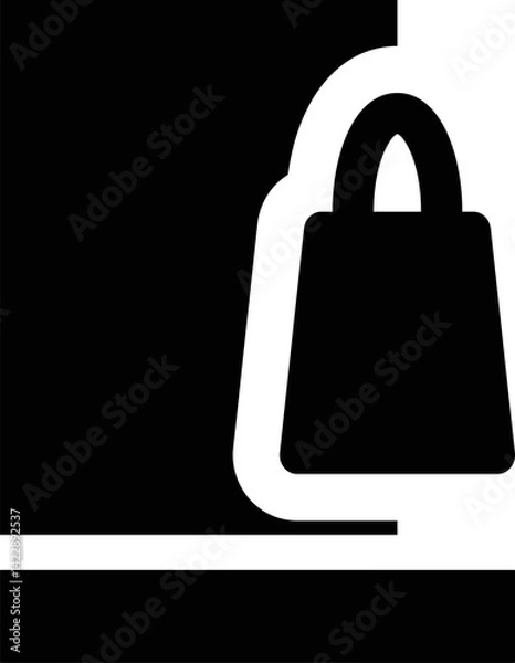 Obraz Rounded Filled Online Shopping Icon