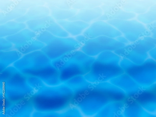 Fototapeta ウェーブ　水面　波紋