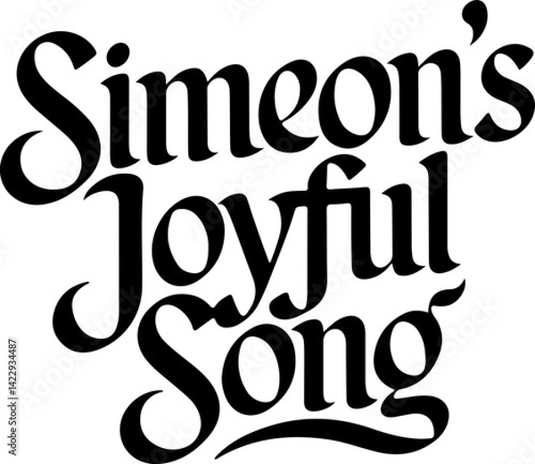 Obraz Simeon's Joyful Song.