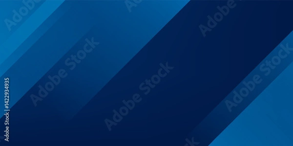 Fototapeta modern blue abstract background with elegant bright diagonal lines