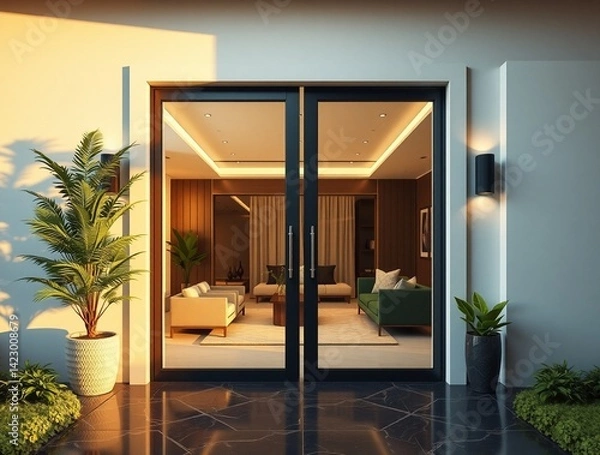 Obraz modern living room