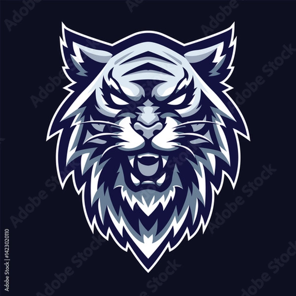 Obraz Tiger Head Mascot Vector Logo