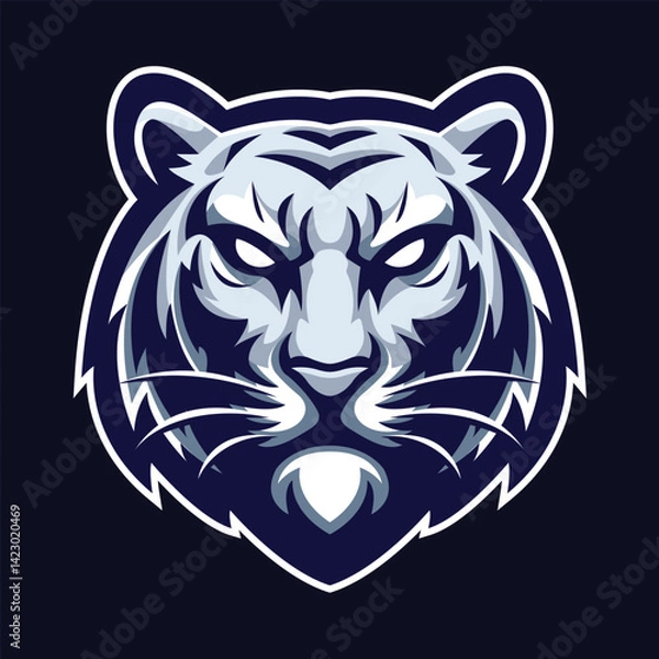 Obraz Tiger Head Mascot Vector Logo