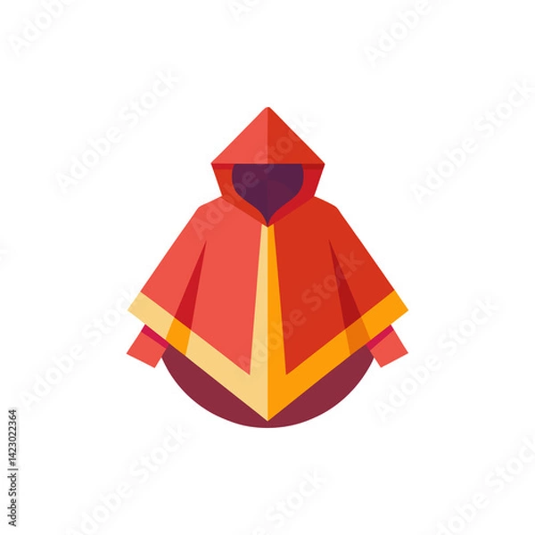 Obraz Rain Poncho isolated on transparent background