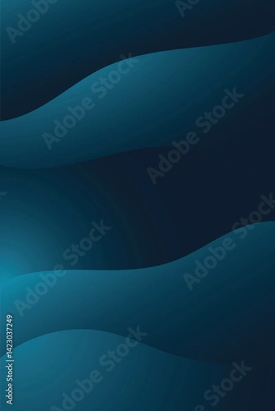 Fototapeta Gradient color wave background, modern abstract background