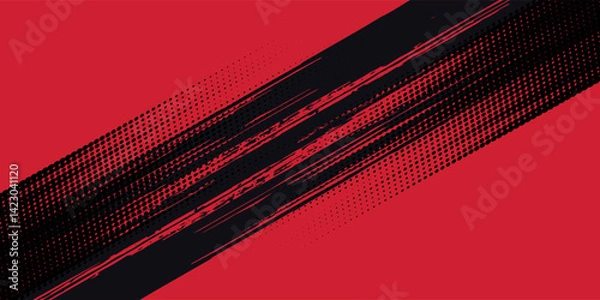 Fototapeta Dots halftone white and dark blue vector line color pattern gradient grunge texture background. grunge brush strokes ink paint isolated on white background. modern