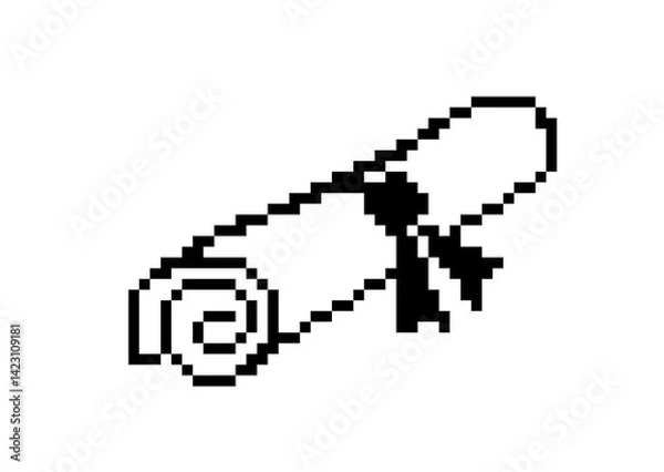 Obraz Graduate, Diploma of Education, 8 bit, Game Accessory,