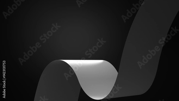 Fototapeta Black textured paper for various creative projects as backdrop or mockup