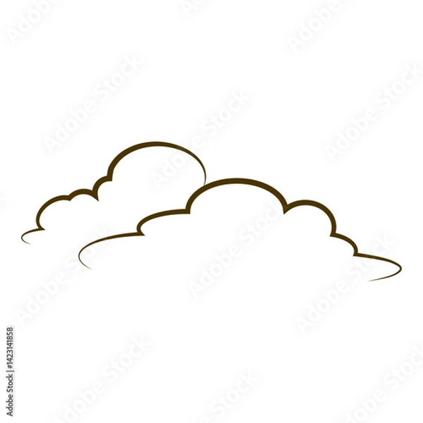 Obraz Cloud Outline