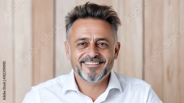 Obraz Smiling mature man