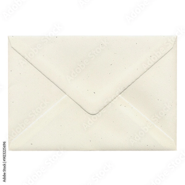 Obraz open envelope on white background