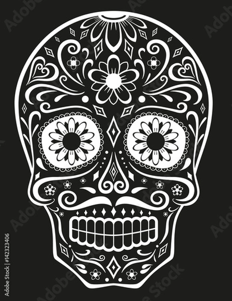 Obraz Sugar Skull - Dia de Los Muertos