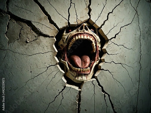 Fototapeta A Disturbing Encounter with the Unknown