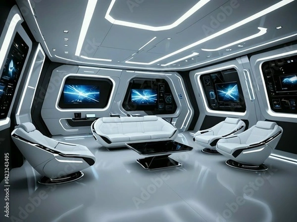Fototapeta Elegant Space with High-Tech Features