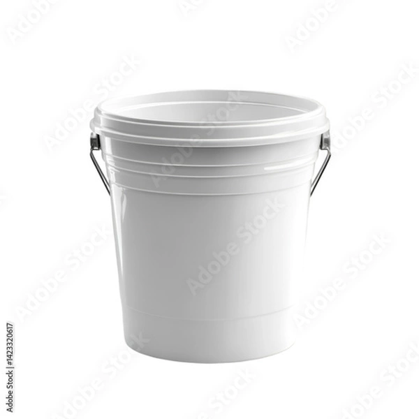 Obraz Gallon barrel mockup in front on white background