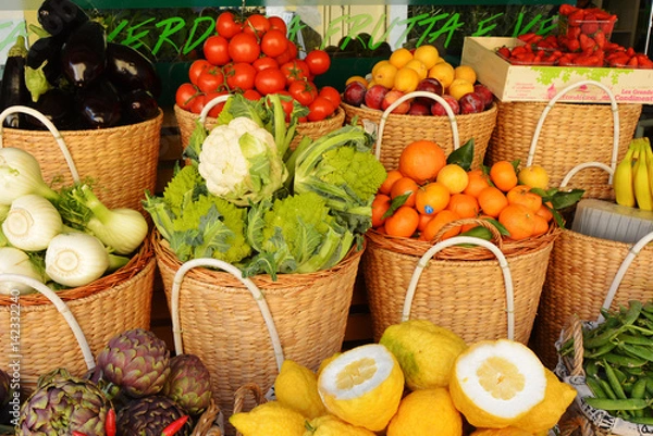 Obraz vegetables and fruits