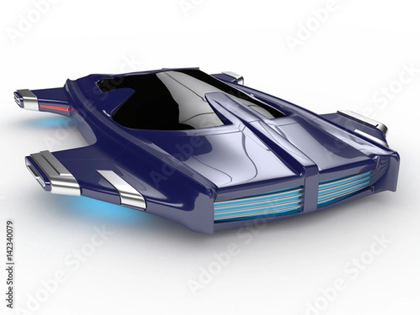 Fototapeta Concept Hover car H3 Car Technology