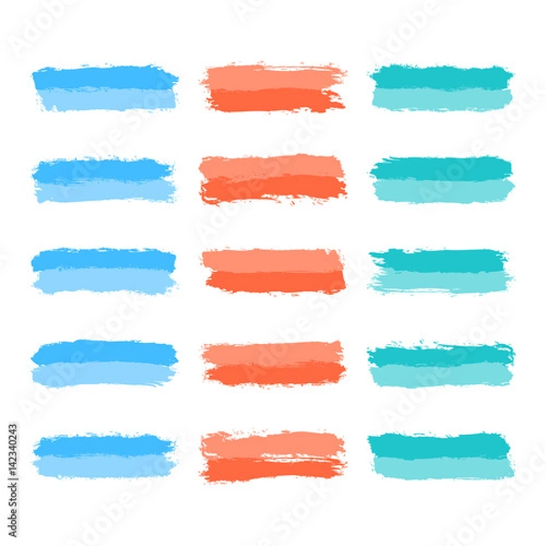 Obraz Set Tint Brushstroke Paint