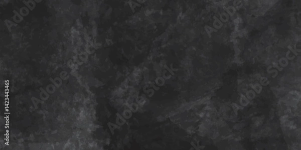 Fototapeta Abstract design with old wall texture cement dark black and paper texture background. Realistic design are empty of Studio dark room concrete wall grunge texture .Grunge paper texture design .	
