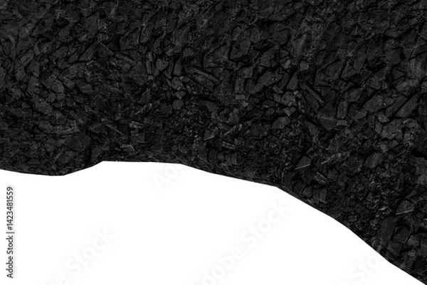 Fototapeta coal product showcase background, cosmetic, e commerce product stage coal